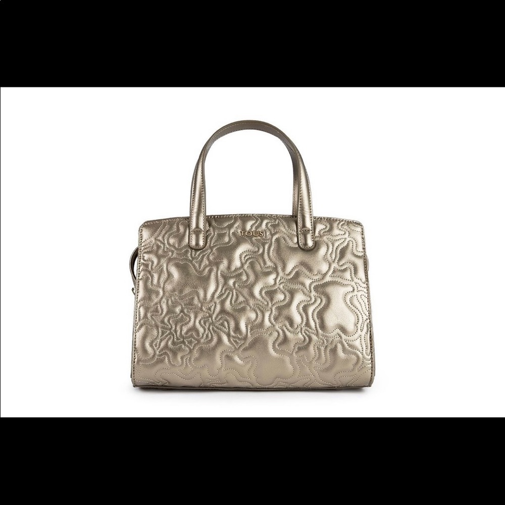 Tous capitone rose gold bag